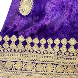 1970's Afghan Velvet Embellished and Embroidered Kuchi Dress