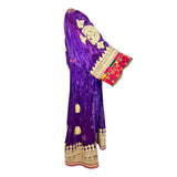 1970's Afghan Velvet Embellished and Embroidered Kuchi Dress
