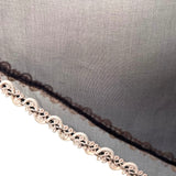 Christian Dior Boutique S/S 1994 Gianfranco Ferre Chocolate Brown Striped Macrame Halter Neck Gown