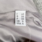 Moschino Couture 1990's Grey "Secret Desire" Skirt Suit, tag