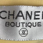 CHANEL Pale Yellow Button Up Crepe BlouseLABEL 5/5