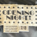 Opening Night 80s Black Sequin Ruched Waist Jumpsuit LABEL PHOTO 5 OF 6