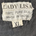 Lady Lisa 80s Indian Silk Beaded and Sequined Dress LABEL PHOTO 7 OF 7