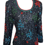 TJ Wear Indian Silk Beaded & Sequined Tunic/ Micro Dress PROFILE PHOTO 2 OF 8