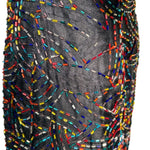 Jeran Rainbow Beaded Gown with Matching Jacket BEAD LOSS 10 OF 10