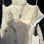 Giambattista Valli S/S 2024 White Floral Embroidered Halter Gown, INNER CORSELETTE