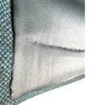 Balmain for TWA 1965 French Heather Blue Pebble Tweed Wool Flight Attendant Coat LINING STITCH DETAIL