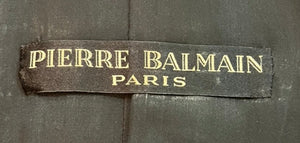 Balmain 40s Haute Couture Copper Beaded Evening Jacket LABEL 6 of 6