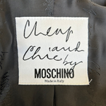 Moschino Cheap and Chic Red and Green Chunky Button Cropped Blazer LABEL PHOTO 6 OF 8