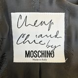 Moschino Cheap and Chic Red and Green Chunky Button Cropped Blazer LABEL PHOTO 6 OF 8