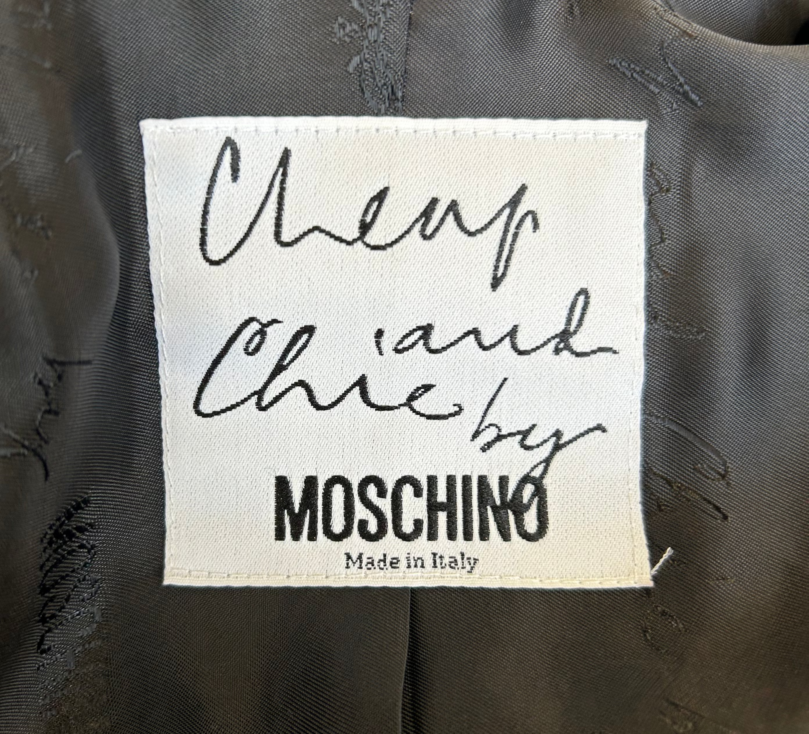 Moschino Cheap and Chic Red and Green Chunky Button Cropped Blazer LABEL PHOTO 6 OF 8