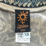 Gaultier S/S 1994 'Les Tatouages' Mesh Tattoo Maxi Dress and Bolero, label