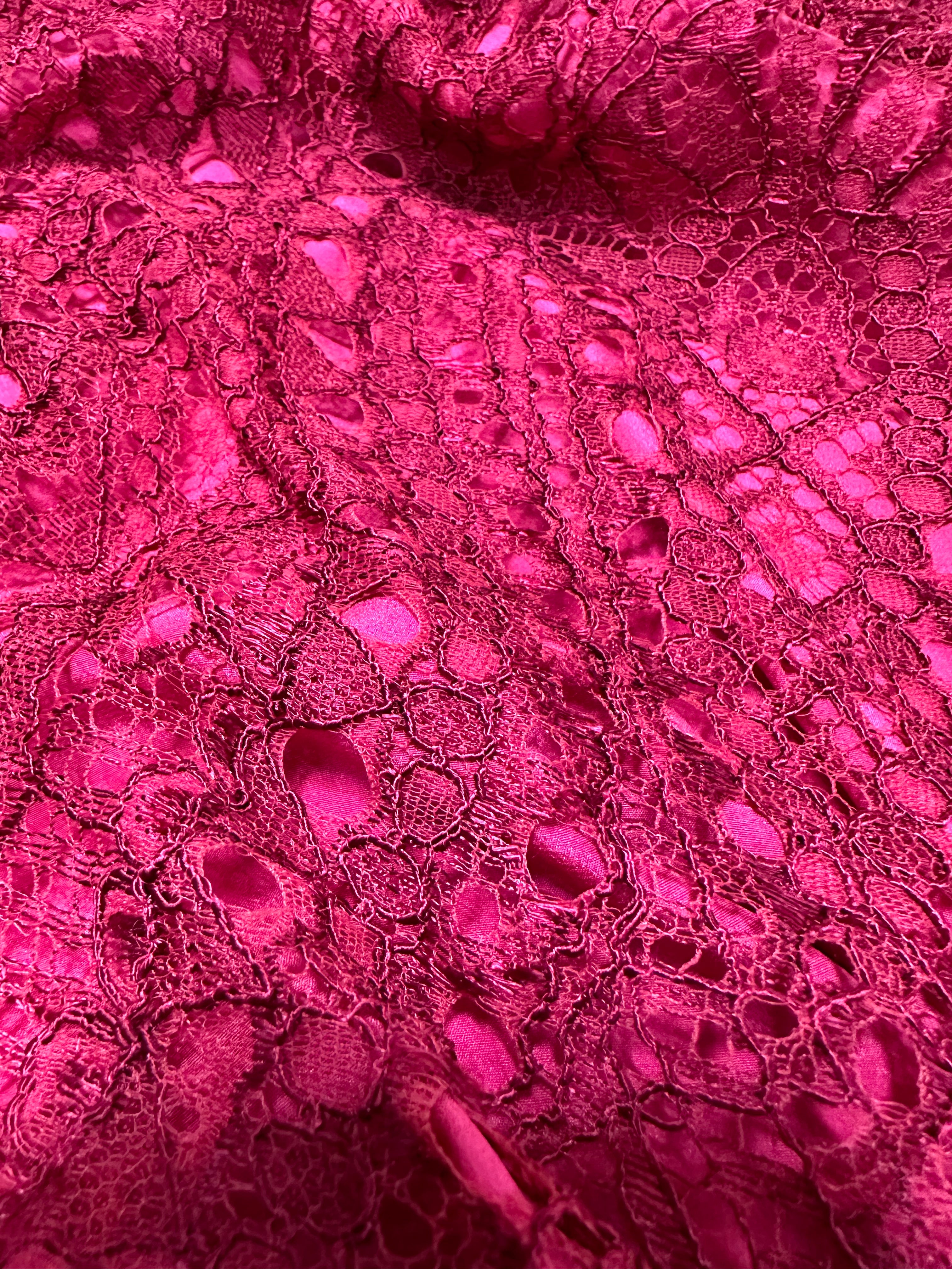 Emilio Pucci Resort 2011 Burgundy One Shoulder Lace Mini Dress THE WAY WE WORE Emilio Pucci Resort 2011 Burgundy One Shoulder Lace Mini Dress THE WAY WE WORE