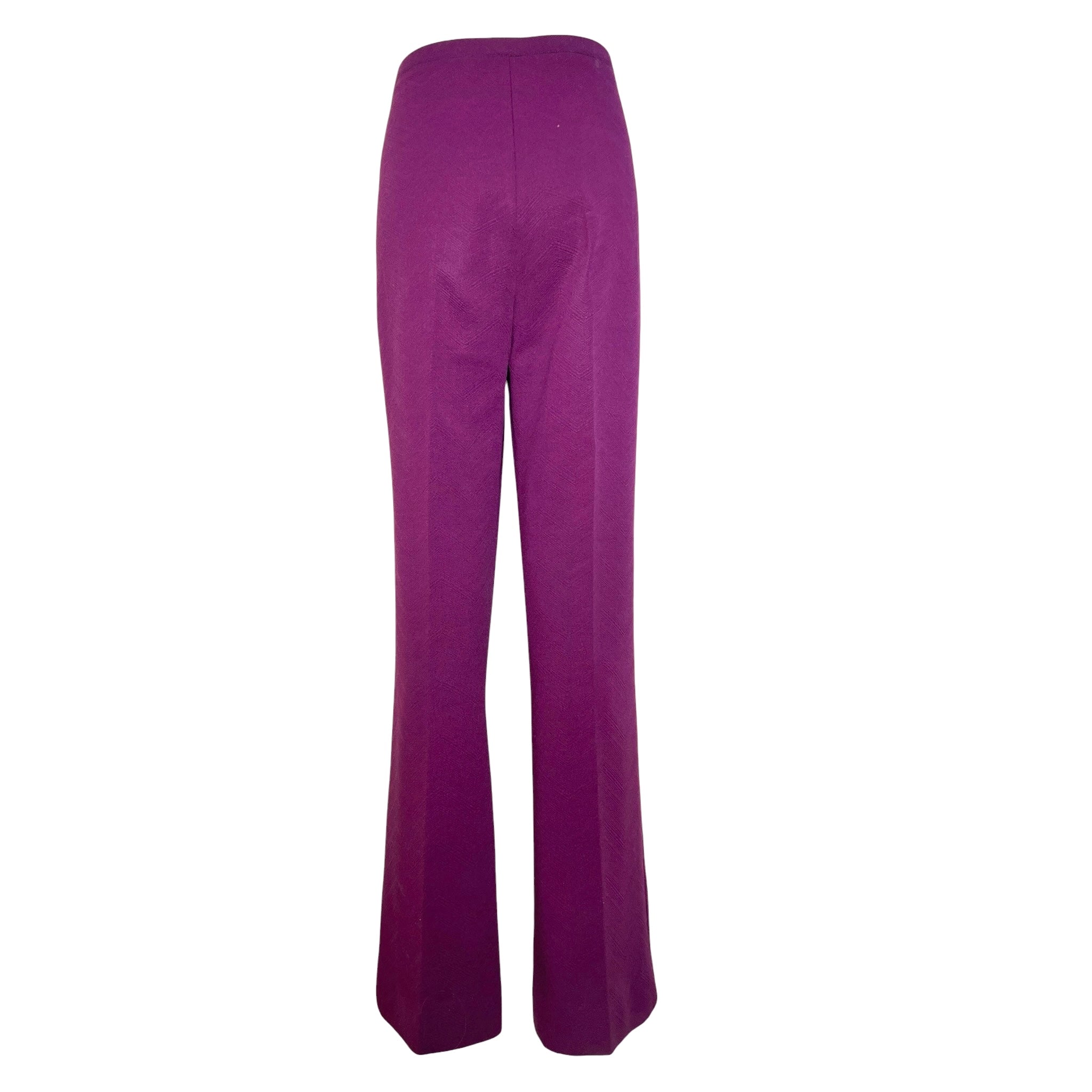 Valentino Early 1970s TWA Flight Attendant's Tunic Pants Ensemble, pants back