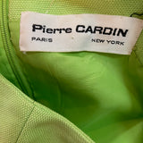  Pierre Cardin 60s Color Block Op Art  Maxi Dress LABEL 5 of 5