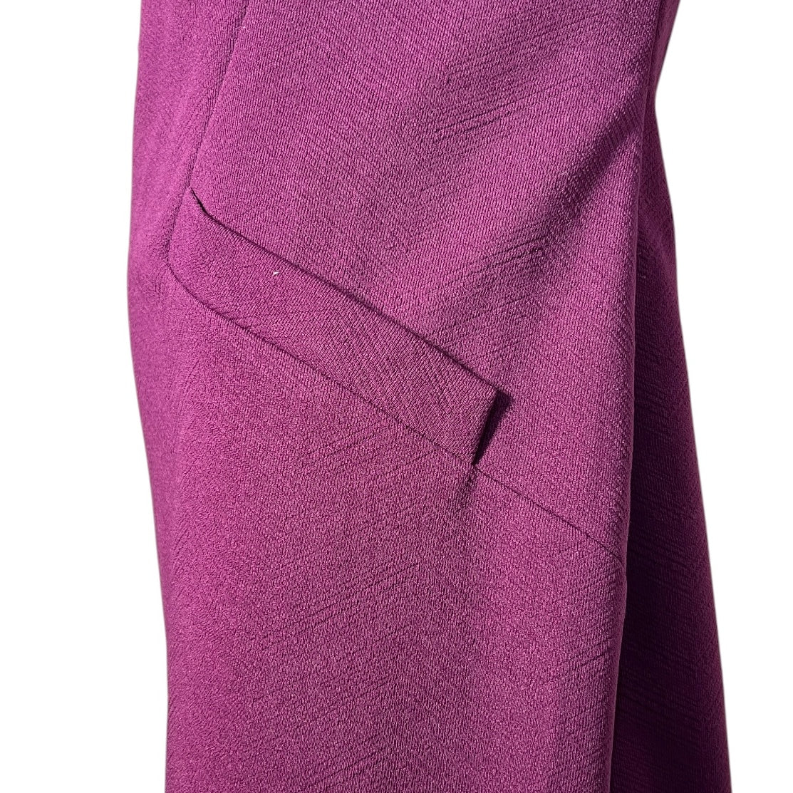Valentino Early 1970s TWA Flight Attendant's Tunic Pants Ensemble, pocket detail