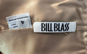  Bill Blass 80s Golden Cropped Evening Jacket with Extravagant Embellishment LABEL 5