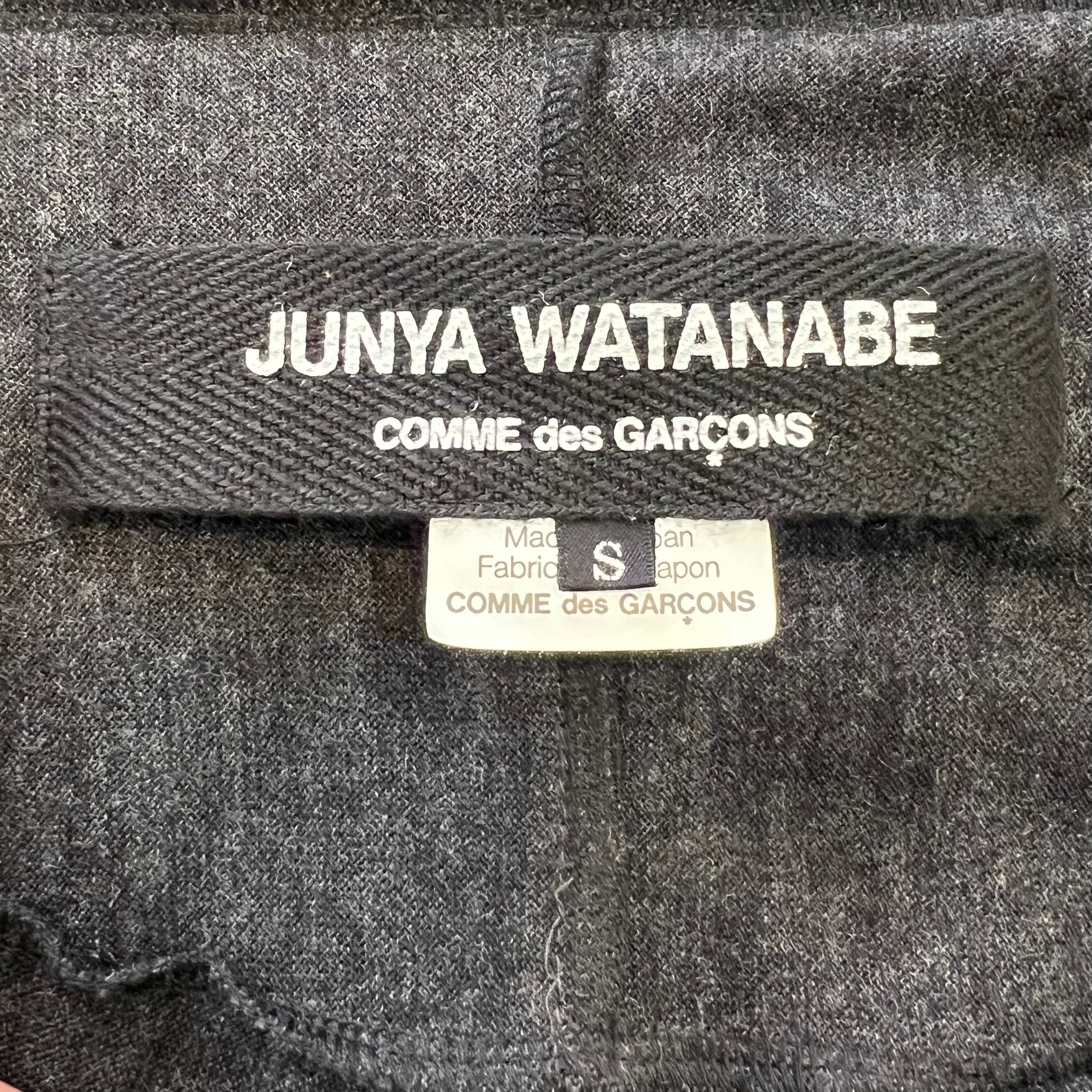 Junya Watanabe COMME des GARÇONS F/W 2008 Charcoal Grey Cocoon Sweater, label
