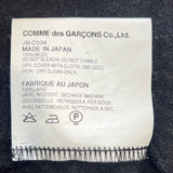 Junya Watanabe COMME des GARÇONS F/W 2008 Charcoal Grey Cocoon Sweater, tag