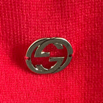 2000s Gucci Layered Red & White Cashmere and Viscose Tank, NWT, logo