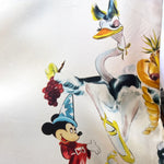 Stella McCartney 2022 Disney's Fantasia Printed Silk Maxi Dress, close up 4