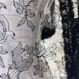 Givenchy Resort 2011 Black Lace Neo-Edwardian Blouse, lace