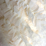 CHANEL 2002 Cruise/Resort Cream Tweed and Ruffle Tulle Jacket DETAIL PHOTO 6 OF 8