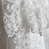 Chloé F/W24 White Neo-Victorian Lace Blouse, close up 3