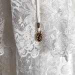 Chloé F/W24 White Neo-Victorian Lace Blouse, close up 2