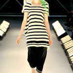 Junya Watanabe S/S 2011 Black Sailor Trousers with Striped Trim, runway image