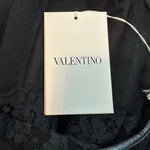 Valentino 2010s Gown Black Lambskin and Lace  TAG 5 of 6