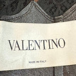 Valentino 2010s Gown Black Leather and Lace  LABEL 6 of 6