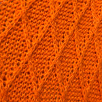 Yohji Yamamoto F/W 2002 Oversized Wraparound Orange Scarf With Sleeves, close up