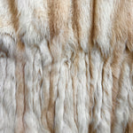 Yves Saint Laurent by Tom Ford F/W 2003 Petit Gris and Fox Fur Coat, close up