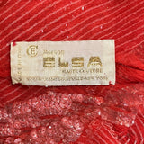 Elsa Haute Couture Sequin Blouse TAG PHOTO 5 OF 5
