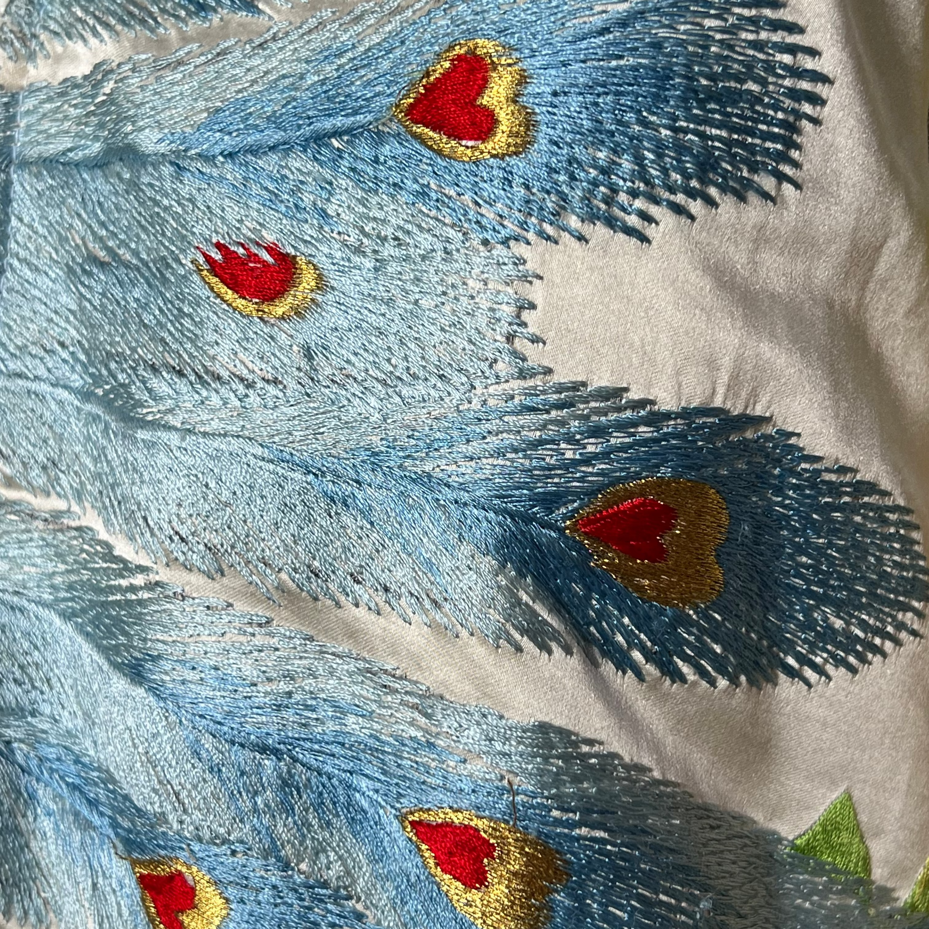 Timmy Woods 1980s Embroidered Bomber Jacket, detail 2