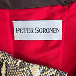 Peter Soronen F/W 2007 Snakeskin Corset with Chain Straps, label