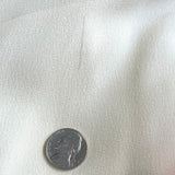 Van Dusen/Green 1970's Ivory and Black Crepe Bishop Sleeve Jumpsuit with Brown Velvet Trim, mark 2