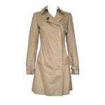 Stella McCartney S/S 2006 Tan Belted Half Trench Coat, unbuckled