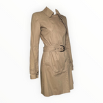 Stella McCartney S/S 2006 Tan Belted Half Trench Coat slight side