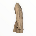 Stella McCartney S/S 2006 Tan Belted Half Trench Coat, side