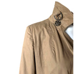 Stella McCartney S/S 2006 Tan Belted Half Trench Coat, neck closure