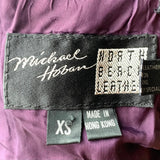  North Beach Leather Michael Hoban 90s Eggplant Purple Leather Buckle Bustier LABEL 6/6