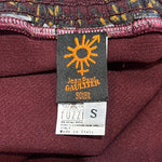 Jean Paul Gaultier Soliel Burgundy Floral Mesh Skirt or Strapless Dress, label