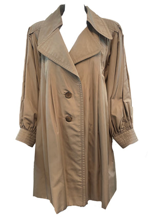 Galanos 80s Tan Oversized Trench Coat – THE WAY WE WORE