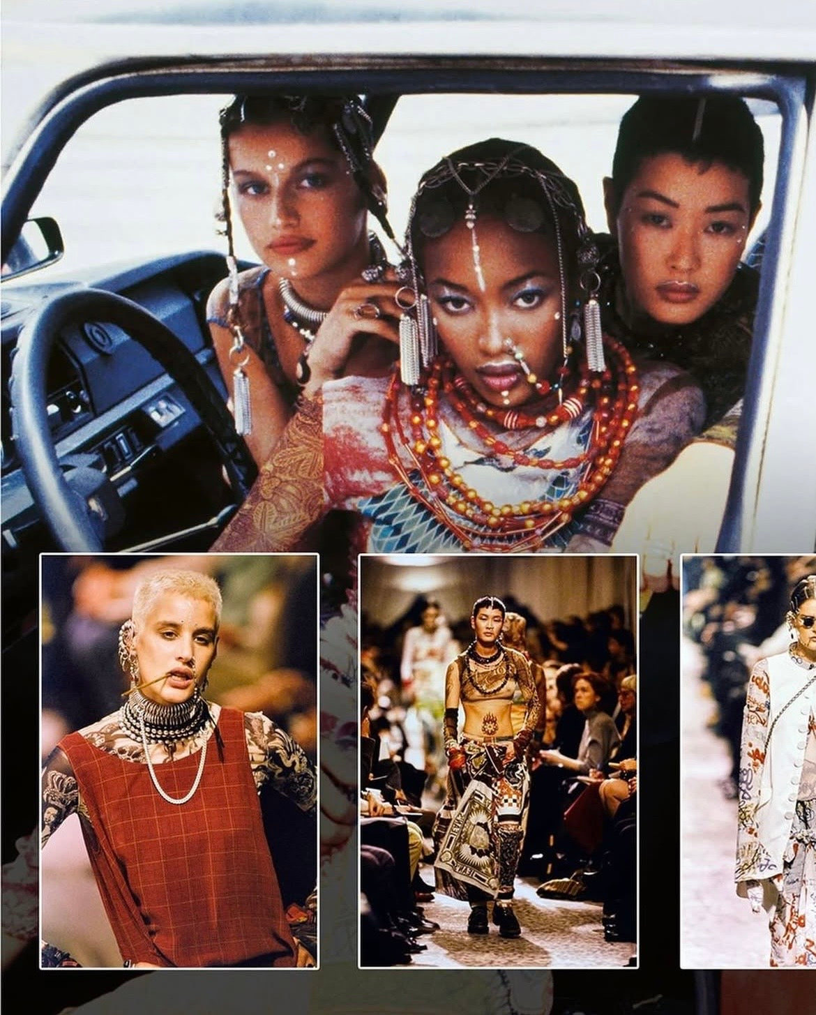 Jean Paul Gaultier SS94 for Vogue, March 1994 by Steven Meisel 3