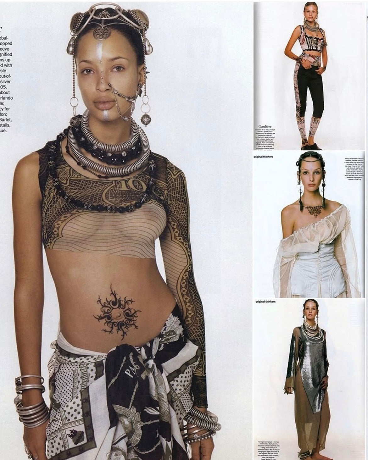 Jean Paul Gaultier SS94 for Vogue, March 1994 by Steven Meisel 2