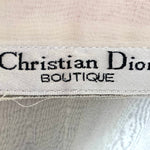 Christian Dior Boutique Cream Silk Organza Embroidered Blouse LABEL 8/8