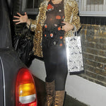 Chloé F/W 2007 Eclectic Little Black and Red Pleather and Rhinestone Mini Dress, Sienna Miller