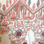 Traditional Syrian Mid 20th Century Hand Embroidered Full Length Tunic DETAIL 4 of 7